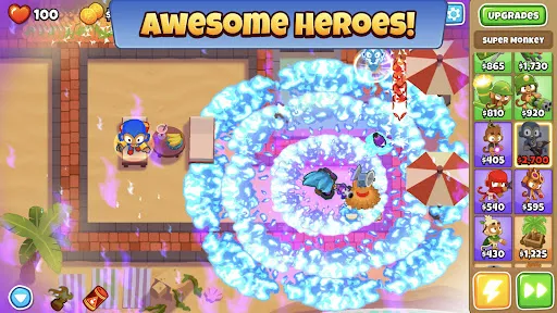 Gameplay screenshot 1 from Bloons TD 6 NETFLIX - Strategy game