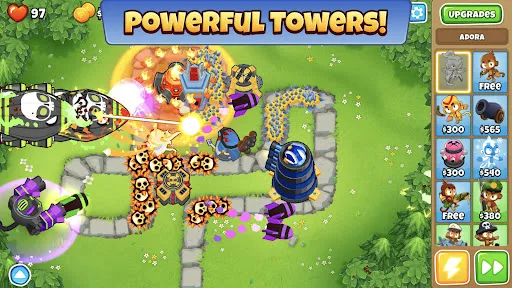 Gameplay screenshot 2 from Bloons TD 6 NETFLIX - Strategy game